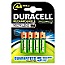 4 Stk. Duracell Supreme Rechargeable Mignon 2400mAh