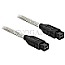 DeLOCK 8260 FireWire Kabel 3m 2x 9pin schwarz