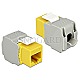 DeLock 86345 Keystone Modul Cat.6 RJ45 Buchse > LSA Cat.6 UTP gelb