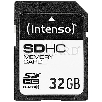 32GB Intenso 3411480 SDHC 32GB Class 10 schwarz