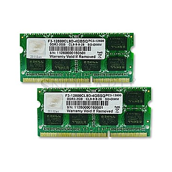 4GB G.Skill SQ Series Kit DDR3-1600 F3-12800CL9D-4GBSQ