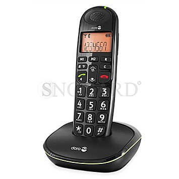 Doro PhoneEasy 100w DECT extra grosse Tasten schwarz