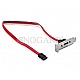 DeLOCK 61826 Slotblech 1x SATA -> eSATA extern Low profile
