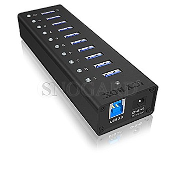 10 Port Icy Box IB-AC6110 USB 3.0