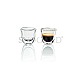 DeLonghi 5513214591 Doppelwandiges Thermoglas Espresso, 2-er Set