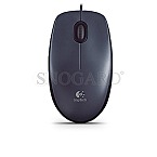 Logitech M90 Wired Scroll Mouse Scroll-Rad PC/MAC schwarz (910-001793)