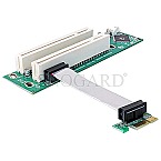 DeLOCK Riser Karte PCI Express x1 > 2x PCI 32Bit