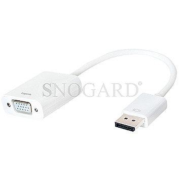 LogiLink DisplayPort 1.2 zu VGA Adapter (Aktiv)