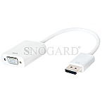 LogiLink DisplayPort 1.2 zu VGA Adapter (Aktiv)