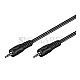 Goobay 50019 AVK 119-150 Audiokabel 2x 3.5mm Stereo Stecker 1.5m schwarz