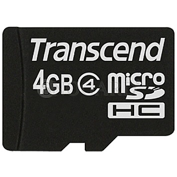 4GB Transcend microSDHC Karte Class 4