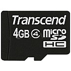 4GB Transcend microSDHC Karte Class 4