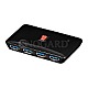 Goobay 95347 USB 3.0 Hub 4-Port inkl. Netzteil schwarz