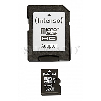 32GB Intenso microSDHC UHS-I/Class 10