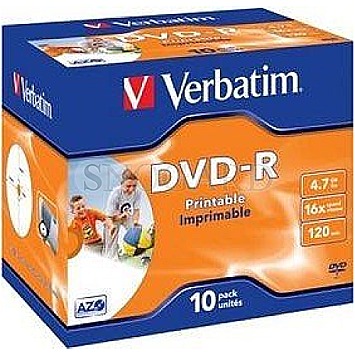 Verbatim 16x DVD-R 10er Pack