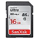 16GB SanDisk Ultra SDHC 16GB 80MB/s UHS-I/Class 10
