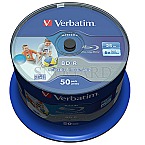 Verbatim BD-R 25GB 6x Speed 50er Spindel bedruckbar