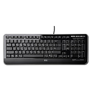 HP QY776AA USB Keyboard schwarz