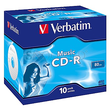 1x10 Verbatim CD-R 80 Music Color "Live it"