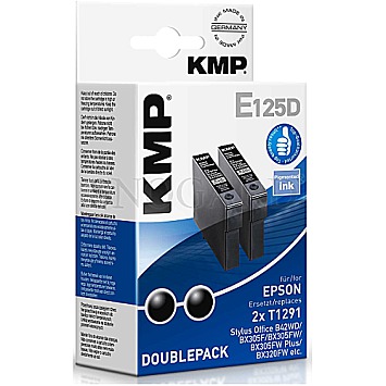 KMP E125D Double Pack schwarz