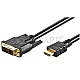 Goobay 51581 HDMI/DVI-D 3m schwarz