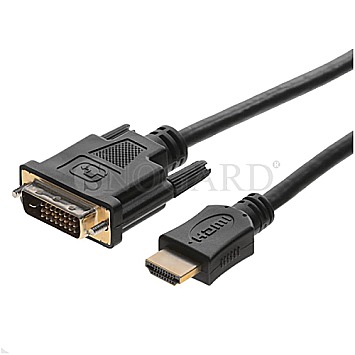 Helos HDMI / DVI Kabel 5m