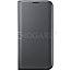 Samsung Flip Wallet Cover Galaxy S7 Edge schwarz