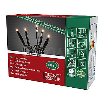 Konstsmide 6354-820 Micro LED Lichterkette 100 Dioden