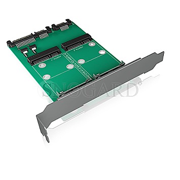 ICY BOX IB-CVB513 2xM.2 zu SATA Konverterkarte