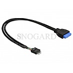 Delock USB 3.0 Pin Header Buchse > USB 2.0 Pin Header Stecker