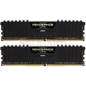 32GB Corsair CMK32GX4M2A2400C16 DDR4 2400 Vengeance LPX Kit Black