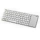 Rapoo E2710 Wireless Multimedia Touch Keyboard weiss