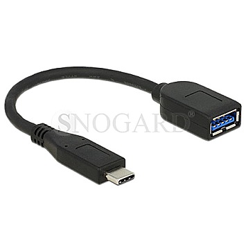 DeLOCK USB 3.1 Kabel 0.1m USB A / USB Type-C