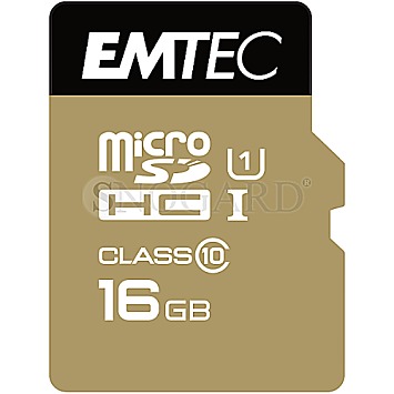 16GB EMTEC Gold+ microSDHC Class10