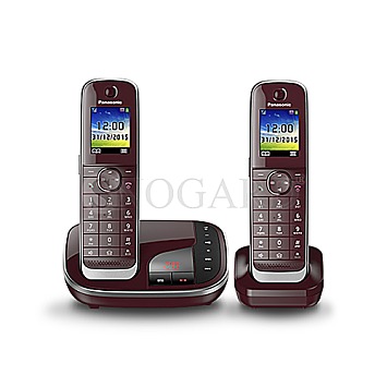 Panasonic KX-TGJ322GR Duo weinrot
