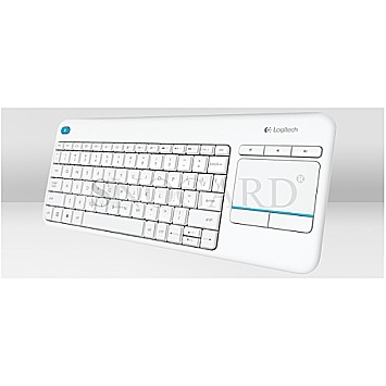 Logitech K400 Plus Wireless Touch Keyboard white