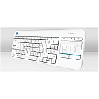 Logitech K400 Plus Wireless Touch Keyboard white