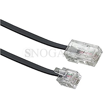 Schwaiger 3m Modem-Kabel RJ11 6P2C -> RJ45 8P2C schwarz