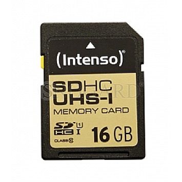 16GB Intenso SDHC UHS-I/Class 10