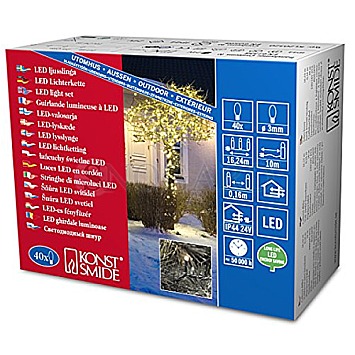Konstsmide 3610-110 Micro LED Lichterkette 40 Dioden
