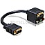 DeLOCK 65059 VGA auf Cinch Adapter 20cm schwarz
