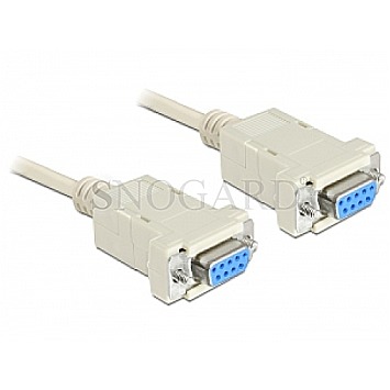 DeLOCK 84169 Seriell Nullmodem 3m Kabel 9pin