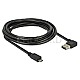 DeLOCK Kabel EASY-USB 2.0 Typ-A Stecker gewinkelt links / rechts > EASY-USB 2.0