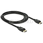 DeLOCK 83806 Displayport 1.2 Kabel 4K 2m schwarz