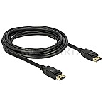 DeLOCK 83807 Displayport 1.2 Kabel 4K 3m schwarz