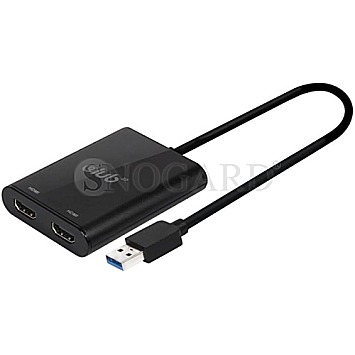 Club 3D CSV-1474 USB 3.1 Typ A > 2x HDMI 2.0 4K aktiv