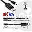 Club 3D CAC-1115 MiniDisplayPort 1.4 zu DisplayPort 1.4 2m schwarz