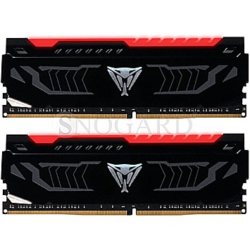 16GB Patriot Viper LED Kit DDR4-2400 rot