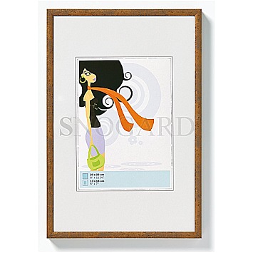 Walther New Lifestyle 30x40cm taupe Kunststoff Bilderrahmen / Fotorahmen