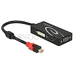 DELOCK 62855 Adapter mini Displayport 1.2 -> VGA / HDMI / DVI 4K Passiv